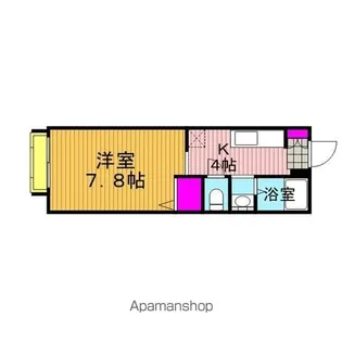 ミラージュコート【2階】の間取り