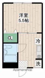 ハイツミヤモト【3階】の間取り