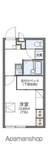 レオパレス桜館【1階】の間取り