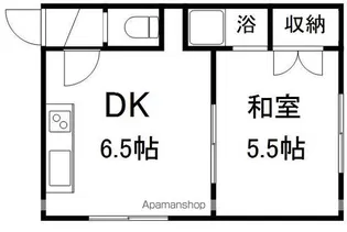 サンシティSS【205号室】の間取り