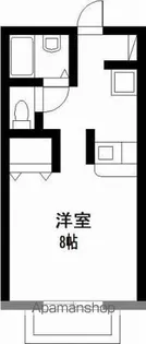 プレジール月見ヶ丘【1階】の間取り