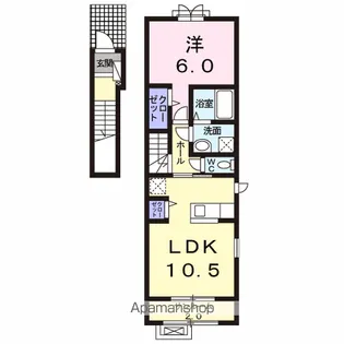 アマーレ テゾーロ【2階】の間取り