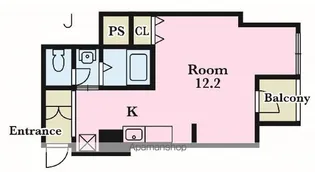 エルミナEEビルディング【412号室】の間取り