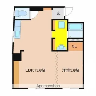 ノムラビル【606号室】の間取り
