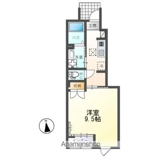 仮)大塚町アパートA棟【1階】の間取り