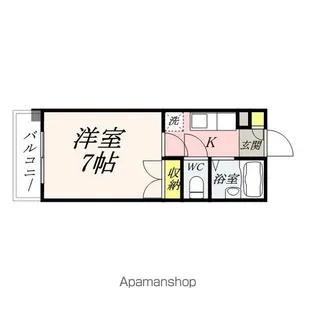 シャトレ平田【4階】の間取り