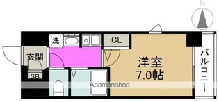 エスリード梅田西第3【10階】の間取り