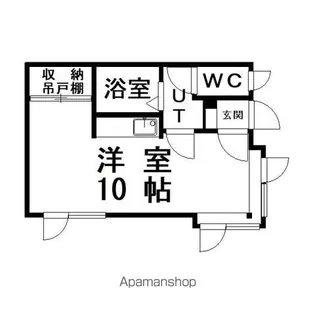 ラフィーネIN芦野【1階】の間取り