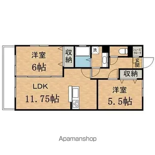 ビオレータ【3階】の間取り