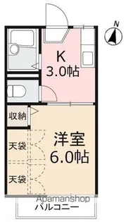 カーサ・ヴェルデ【1階】の間取り