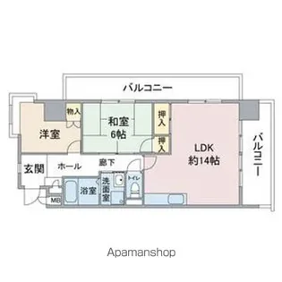 丸の内FORT【3階】の間取り
