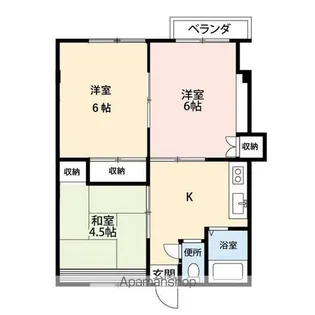 レジデンス桜ケ丘【3階】の間取り
