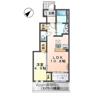 槙の家【1階】の間取り