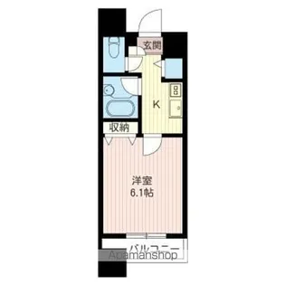 LASANTE板橋本町【703号室号室】の間取り