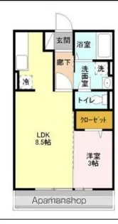 ライデンハイツ Ⅱ【3階】の間取り