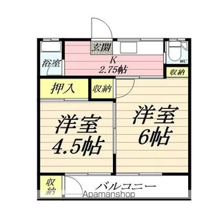 藤和荘【2階】の間取り