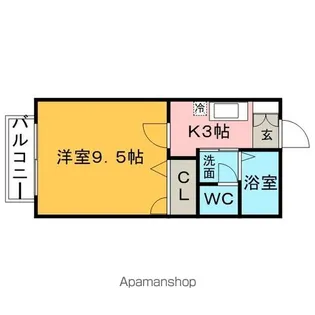 フローラルコート【1階】の間取り