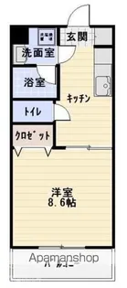 フォンティーヌIII【1階】の間取り
