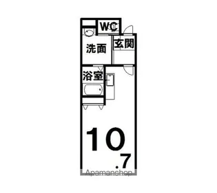 CASSINI(カッシーニ)【2階】の間取り