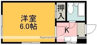 第一仙川ハイツ【2階】の間取り