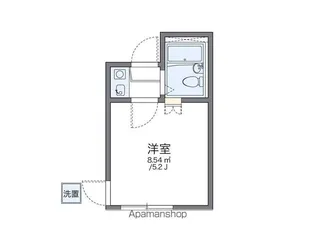 レオパレスKURATA【1階】の間取り