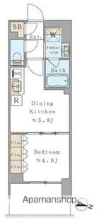 BRILLIA IST 両国【3階】の間取り