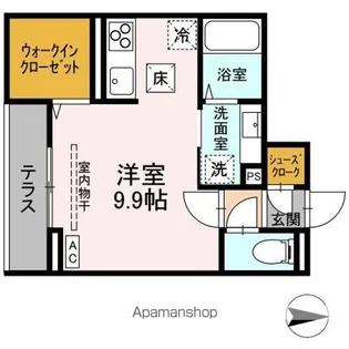 JーROOM妃 VII番館 屋代駅前【1階】の間取り