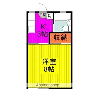 カーサ吉敷【2階】の間取り