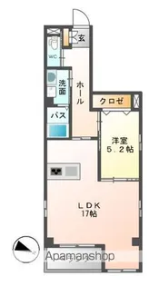 アーバンブルー藤【3階】の間取り