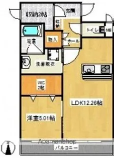 フロイデミーツ半田山【3階】の間取り