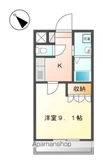 シャルマン カトレア【2階】の間取り