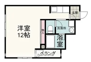 呉服町COURT−M【301号室】の間取り
