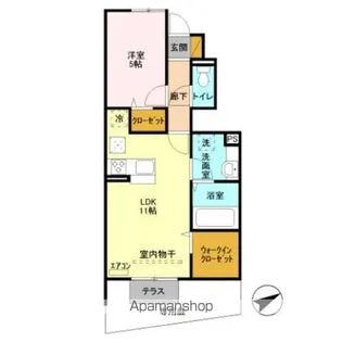 SUN EAST【1階】の間取り