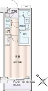エコロジー都立大学レジデンス【5階】の間取り