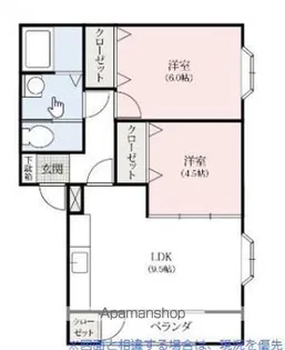 スペラーレ【2階】の間取り