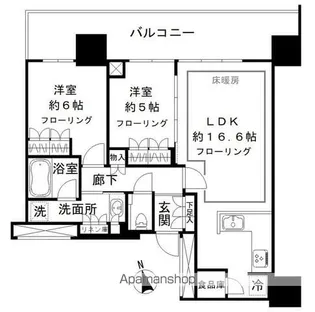 プラウドタワー小岩ファースト【20階】の間取り
