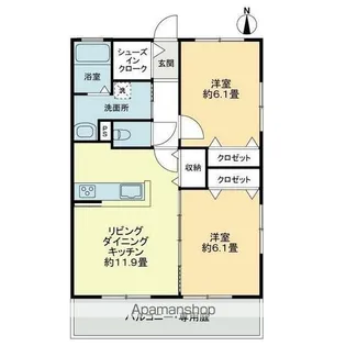フォブール長尾【2階】の間取り