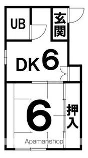 空とこもれ陽のギャルデ【101号室】の間取り