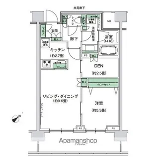 スタイリオ梶が谷【3階】の間取り