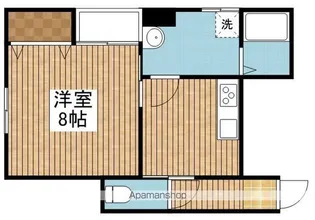 黎明【2-1号室】の間取り
