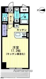 アルファレガロ中央町【3階】の間取り