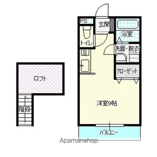 アノハイツⅠ【202号室】の間取り