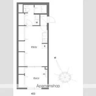 プレアス戸越公園【4階】の間取り