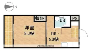 サンメイト可美【1階】の間取り