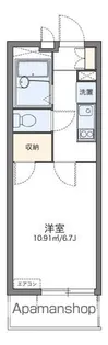 レオパレスエスペランサ【3階】の間取り