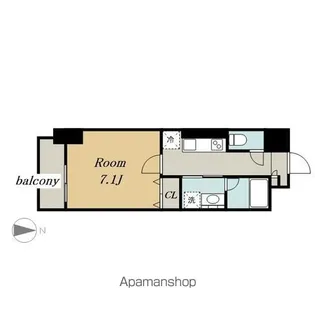 グランディール上前津【5階】の間取り
