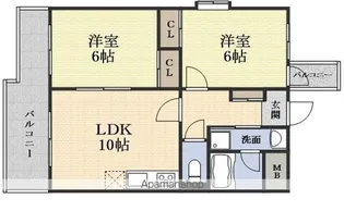 フルーブ・シャトー【5階】の間取り