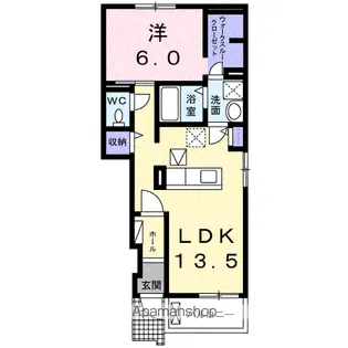 グランツ宮ノ陣【1階】の間取り