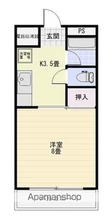 GILL【5号室】の間取り