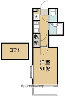 レオパレス新田西町第1【2階】の間取り